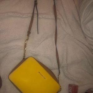 Yellow Michael kors purse